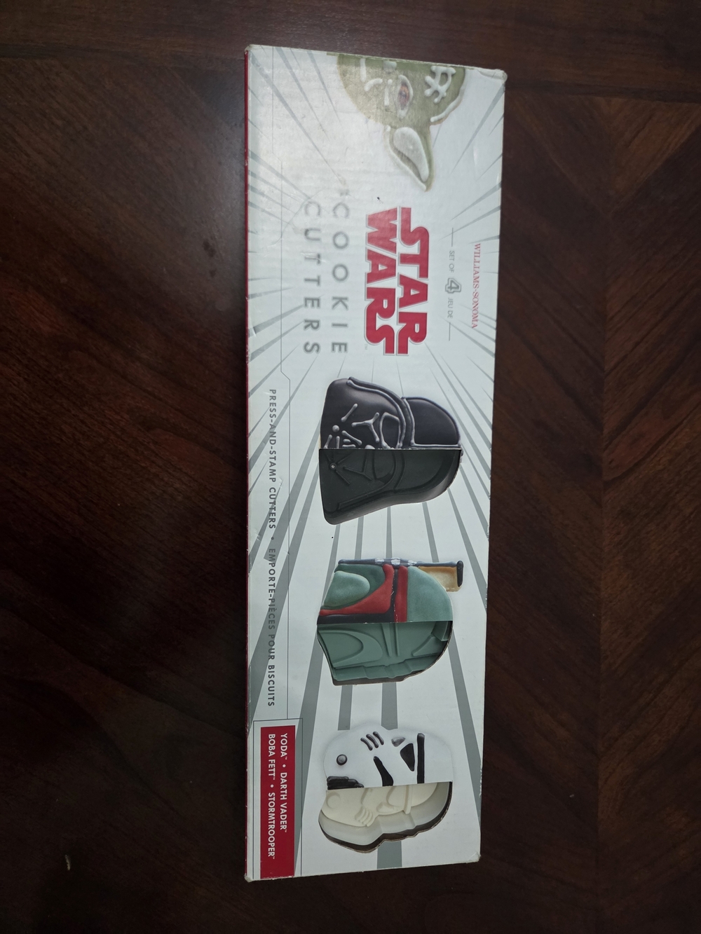 Star Wars Helmet Cookie Cutter Set - Black Green Red White Cream